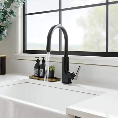 Vòi rửa chén dây rút MOEN S72308BL (HÀNG CHÍNH HÃNG)