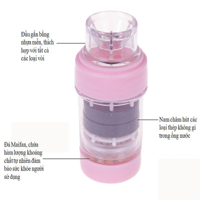 Đầu Lọc Nước Trực Tiếp Tại Vòi Đá Maifan Loại Bỏ Tạp Chất Và Nam Châm Hút Cặn Kim Loại Đem Lại Nguồn Nước Tinh Khiết Cho Gia Đình