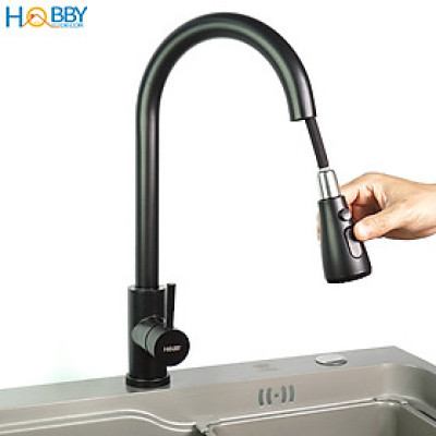 Vòi rửa chén nóng lạnh Inox 304 dây rút 3 chế độ Hobby Home Decor VDR6