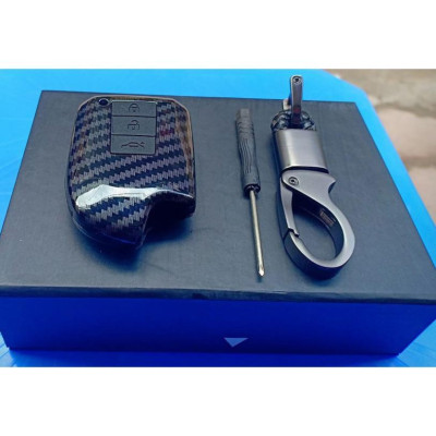 Ốp chìa khoá vân carbon Toyota Vios 2019-2020, Yaris 2019-2020 Bảo Hành Uy Tín Lỗi 1 Đổi 1