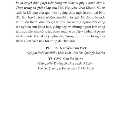 Các Biện Pháp Cưỡng Chế Thi Hành Quyết Định Phạt Tiền Trong Xử Phạt Vi Phạm Hành Chính: Thực Trạng Và Giải Pháp