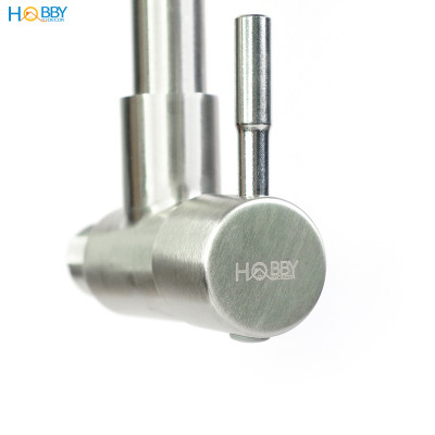 Vòi rửa bát gắn tường inox 304 tăng áp dòng lạnh Hobby Home Decor XGT1