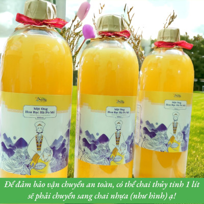 MẬT ONG BẠC HÀ PO MỶ OCOP HÀ GIANG CHÍNH HÃNG 500ML, MẬT ONG BẠC HÀ NGUYÊN CHẤT ĐẶC SẢN HÀ GIANG