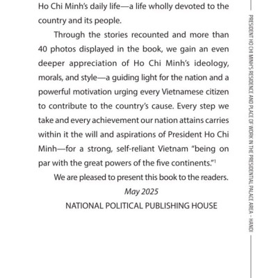 President Ho Chi Minh’s Residence  and Place of Work in the Presidential Palace Area - Ha Noi