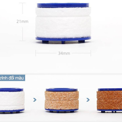 Combo Vòi rửa chén ( tăng áp +lọc nước) + 8 Thanh lọc nước AquaDuo SF-1000B 