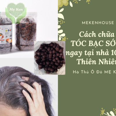 Hà thủ ô đỏ MẸ KEN hũ 500gr loại viên mật ong rừng - tặng 1 chai mẫu thử tinh dầu tràm gió nguyên chất MẸ KEN