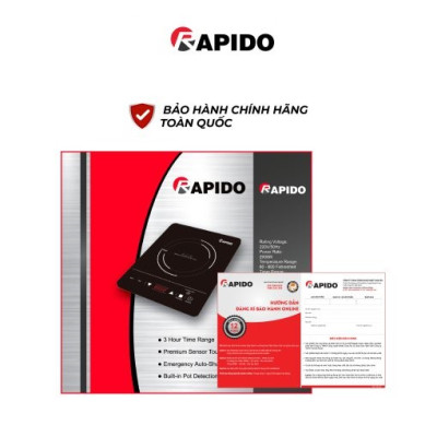 Bếp hồng ngoại đơn Rapido RC2000ES - Hàng chính hãng