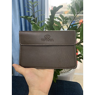 VÍ DA ĐỰNG ĐĂNG KIỂM, GIẤY TỜ Ô TÔ   THƯƠNG HIỆU D.E.L CAO CẤP