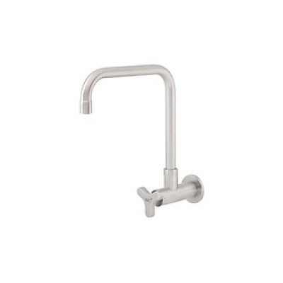 Vòi chậu lạnh gắn tường - WS-0832L - INOX SUS 304