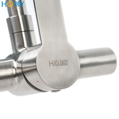 Vòi rửa chén bát nóng lạnh âm tường inox 304 Hobby Home Decor ANL3