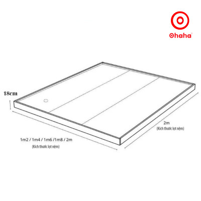 [Miễn phí vận chuyển & lắp đặt] Giường ngủ bệt thông minh kiểu Nhật cao cấp  Ohaha - GB009