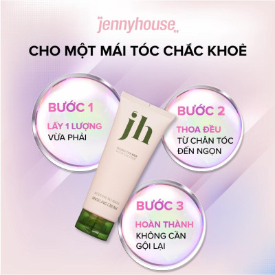 Kem Dưỡng Ẩm Cho Tóc JENNY HOUSE Leave-In Angelring Cream 150ml - Phục Hồi Tóc Gãy Rụng Bảo Vệ Tóc