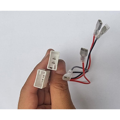 Combo Dưỡng loa cánh Honda loại 1 mẫu viền dày kèm giắc nối tiếp viền loa cánh Honda 6.5 inch (16cm)