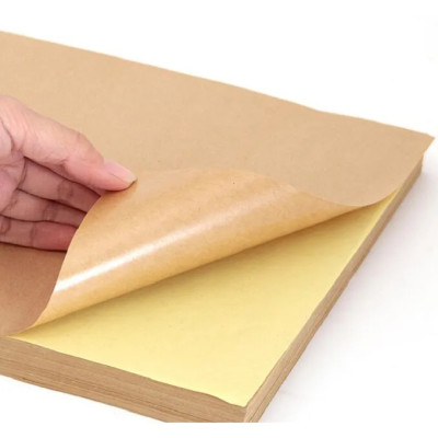 Decal Da Bò A4 Xấp 100 Tờ, Decal Giấy Da Bò