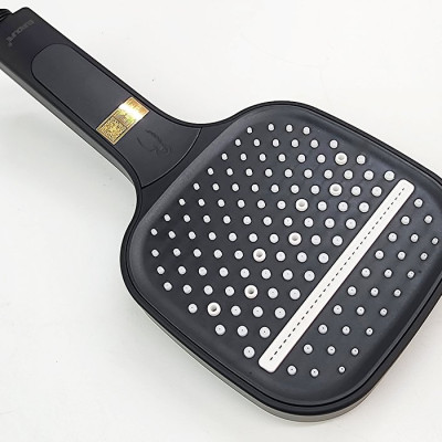 Bộ tay dây sen 3 chức năng chảy, nhựa ABS mạ đen Eurolife EL-128SH-D