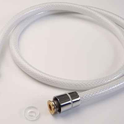 Dây sen, dây xịt vệ sinh nhựa PVC trắng 120cm Eurolife EL-DSN120