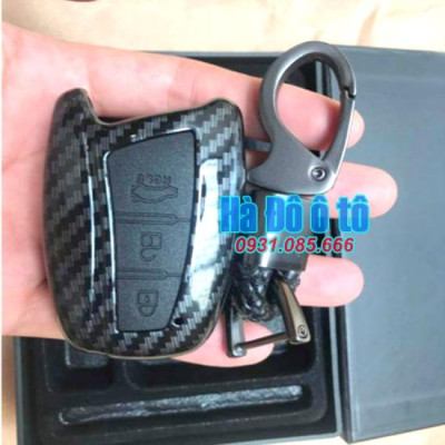 Bao Da Chìa Khóa Cacbon Santafe 2013 2014 2015 2016 2017 2018 - Bao Da Chìa Khóa Santafe