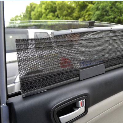 Chắn Nắng Ô Tô Lên Xuống Theo Cửa Kính - Rèm Che Nắng Ô Tô Thông Minh Tiện Lợi 206057 - màu kem