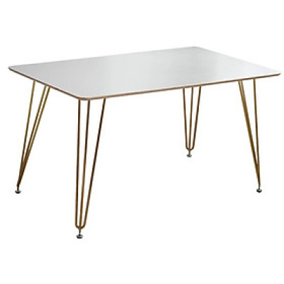 Bàn Kingsman chân thép mạ vàng