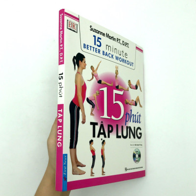 Sách Lò Xo - 15 Phút Tập Lưng (Kèm 1 DVD)