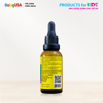 MediUSA Calcium Drops - Thực Phẩm Chức Năng bổ sung Calcium giúp Xương, răng chắc khỏe, giảm nguy cơ còi xương ở trẻ - Hàng chính hãng