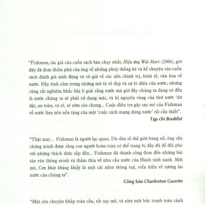 CƠN KHÁT KHỦNG KHIẾP - Cuộc Sống Bí Mật Và Tương Lai Đầy Sóng Gió Của Nước