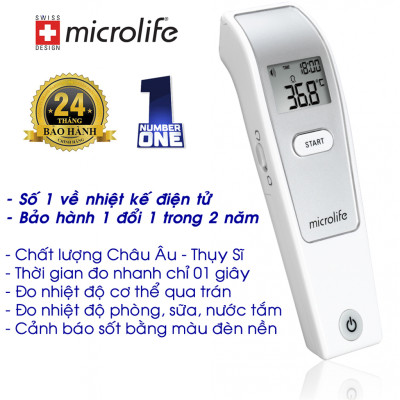 [ Đo Nhanh , Chính Xác Trong 1 Giây ] Nhiệt Kế Hồng Ngoại Microlife FR1MF1 | Thương Hiệu Thụy Sỹ