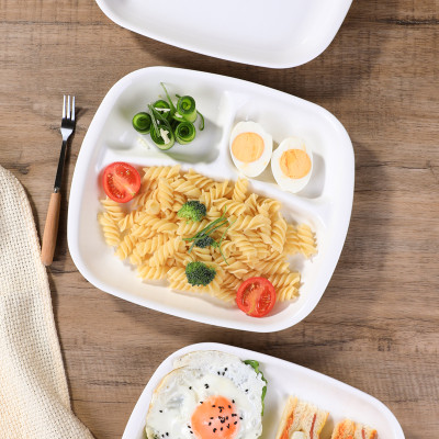 Khay ăn dặm 3 ngăn Nakaya , giúp mẹ rèn luyện cho bé thói quen ăn dặm khoa học và hợp lý-nội địa Nhật Bản 