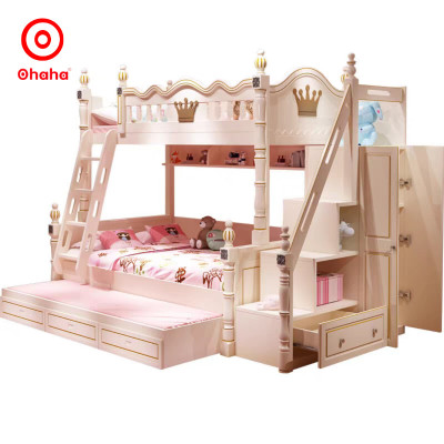[Miễn phí lắp đặt & vận chuyển] Giường tầng trẻ em thông minh cao cấp 3 tầng Ohaha - GTCC031