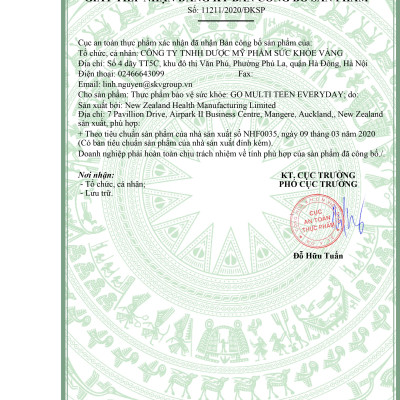 Viên uống dành cho tuổi teen nhập khẩu chính hãng New Zealand GO MULTI TEEN EVERYDAY (60 viên) bổ sung 32 vitamin, khoáng chất và một số dưỡng chất hỗ trợ duy trì và tăng cường sức khỏe cho trẻ ở tuổi tăng trưởng, tuổi dậy thì