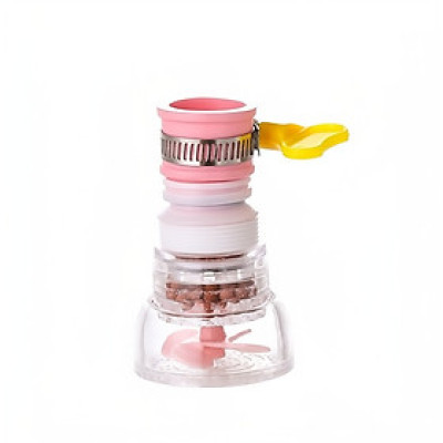 Đầu nối vòi nước KG17 tăng áp thông minh chứa hạt lọc bẩn, phù hợp mọi loại vòi xoay 360độ khoảng 3.5cm (giao màu ngẫu nhiên)