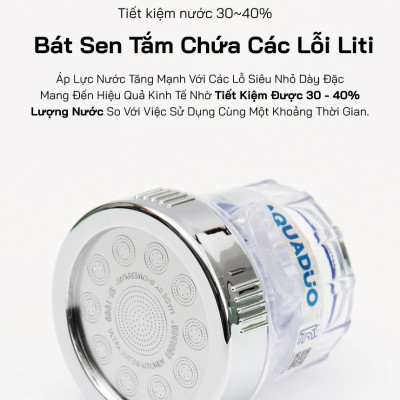 Combo Vòi rửa chén ( tăng áp +lọc nước) + 8 Thanh lọc nước AquaDuo SF-1000B 