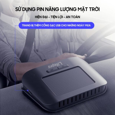 Cảm biến áp suất lốp ô tô Lifepro L638 Hàng chính hãng