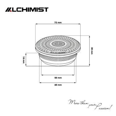 Alchimist AS-M26 – Bộ Loa Mid-Treble HiFi Cao Cấp Cho Hệ Thống 3-Way Ô Tô