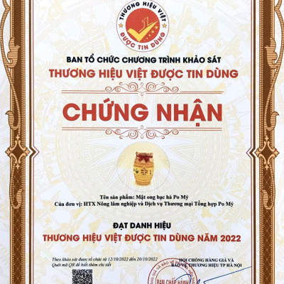MẬT ONG BẠC HÀ PO MỶ OCOP HÀ GIANG CHÍNH HÃNG 500ML, MẬT ONG BẠC HÀ NGUYÊN CHẤT ĐẶC SẢN HÀ GIANG