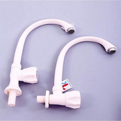 Vòi rửa bát nhựa cắm chậu hoặc cắm tường giá rẻ (vòi lavabo chậu rửa bát giá rẻ)