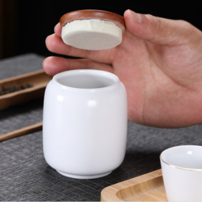 Hộp đựng trà gốm sứ cao cấp nhiều màu