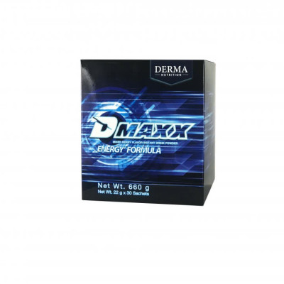 DMAXX thức uống bổ sung vitamin năng lượng có đường DAMODE 15 gói dùng thử màu xanh