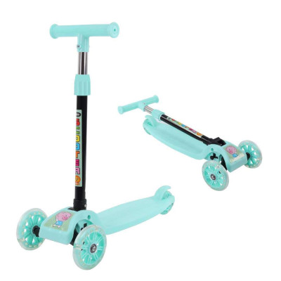 Xe Trượt Scooter 3 Bánh Bằng Nhựa Cho Bé Từ 1 Đến 6 Tuổi Bánh Xe Phát Sáng Khi Chạy