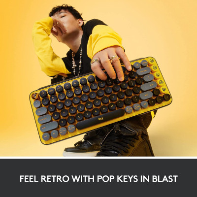 Bàn phím không dây Logitech Pop Keys-Hàng chính hãng