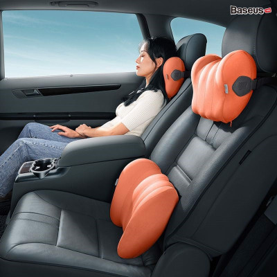 Gối Tựa ô tô Baseus ComfortRide Series Car Headrest/ Lumbar Pillow CNTZ- Hàng chính hãng