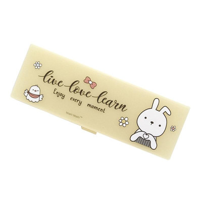 Hộp Bút Nhựa Moshi 354 - Mẫu 2 - Màu Vàng