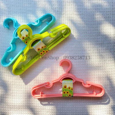 Set 6 Móc Nhựa Finley PP Nguyên Sinh Cao Cấp Đa Năng Móc Quần Áo Trẻ Em, Phụ Kiện - katydang