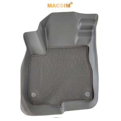 Thảm 2 lớp (sd3) dạng lưới lục giác cho Honda CRV 2017-2022 bề mặt cao su siêu sạch nhãn hiệu Macsim