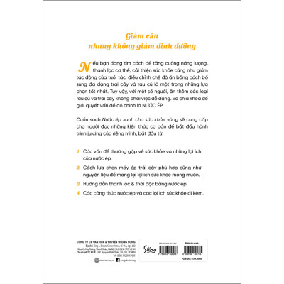 JUICE - NƯỚC ÉP XANH CHO SỨC KHỎE VÀNG