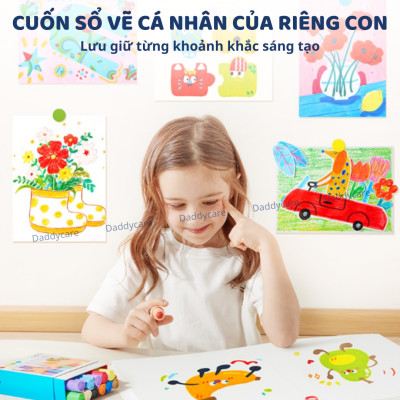 Giấy canson a4, Giấy Vẽ Màu Nước 60 tờ Mideer Doodle Drawing Book giấy dày mịn chất liệu cứng cáp