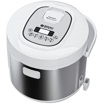 Nồi Cơm Điện Lòng Sứ 1.8Lít Mishio MK402 Không Bong Tróc Men Chống Dính Tự Nhiên - hàng chính hãng