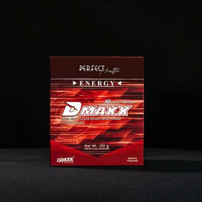 DMAXX thức uống bổ sung vitamin năng lượng không đường DAMODE 13 gói dùng thử màu đỏ
