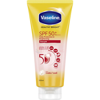 Tinh chất dưỡng thể chống nắng Vaseline Healthy Bright SPF 50+ PA++++ (30ml/70ml/300ml) - Hàng chính hãng