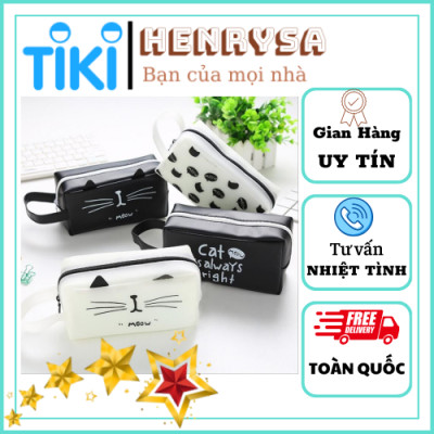 Hộp đựng bút hình mèo cho bé - Chính hãng Henrysa